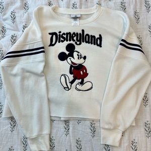 Disneyland Mickey Women’s White Sweater